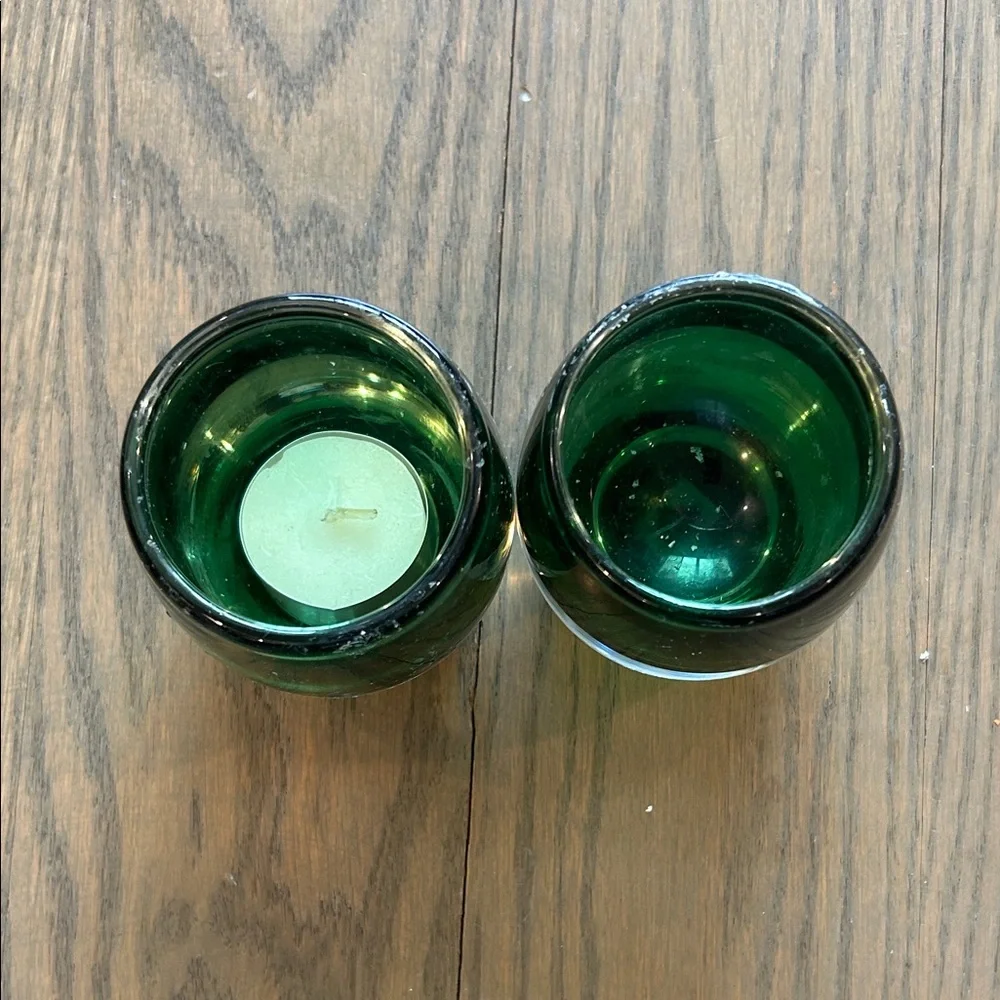 IKEA & Crate & Barrel Glass and Ceramic Candle Holders